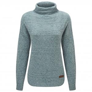 Sherpa  Women's Yuden Pullover Sweater - Merinotrui, turkoois/grijs