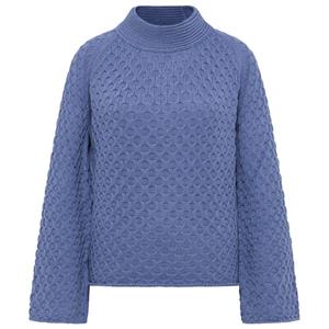 tranquillo Bio-Damen-Pullover mit Fledermausärmeln, indigo, Gr. S