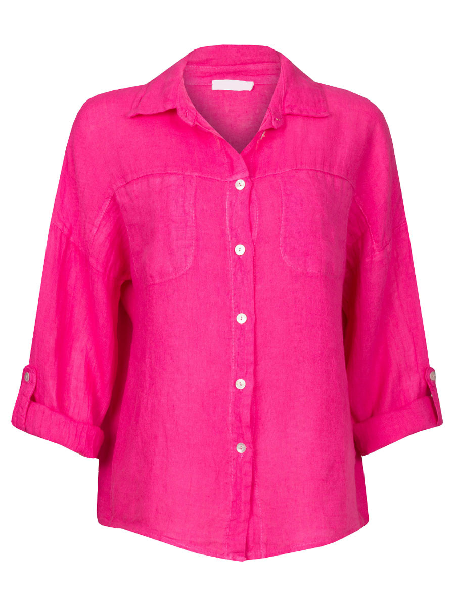 Fashionize Blouse Linnen Roze