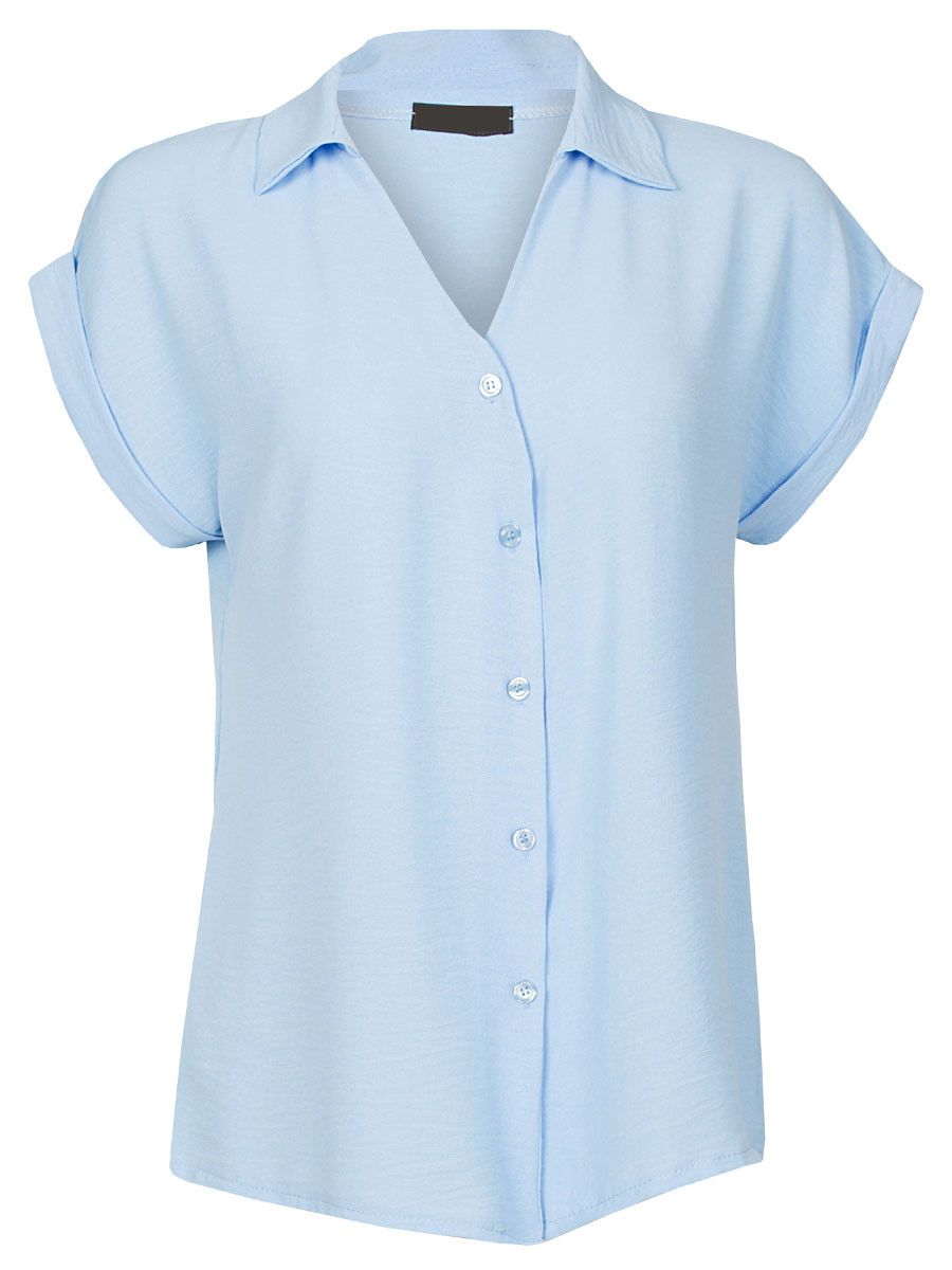 Fashionize Blouse Basic Blauw