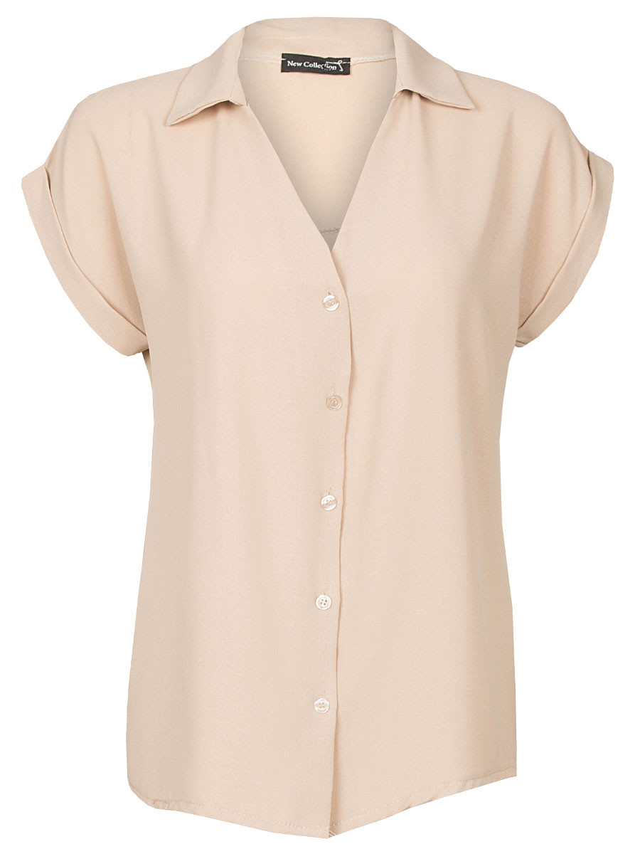 Fashionize Blouse Basic Beige