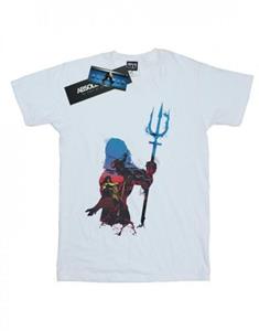 DC Comics Heren Aquaman Battle Silhouet T-shirt