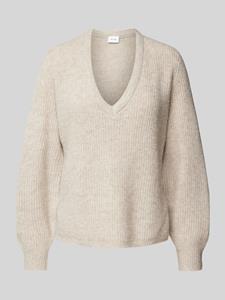 Vila Gebreide pullover met extra brede schouders, model 'BELUNA'