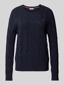 Tommy Hilfiger Gebreide pullover met ribboorden