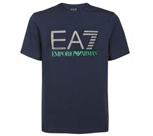 Emporio Armani EA7  Herren T-Shirt Baumwolle Navy-Blau 3LPT36-PJ5MZ-1554 ORIGINAL