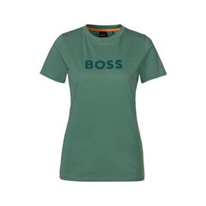 Boss Orange T-shirt C_Elogo_5 met contrasterende gekleurde boss print