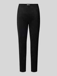 Christian Berg Woman Slim fit stoffen broek met deelnaad