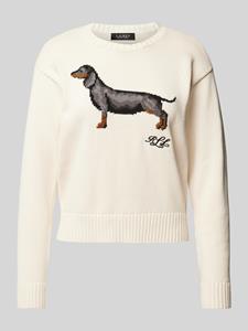 Lauren Ralph Lauren Gebreide pullover met ribboorden, model 'RIEDNEE'