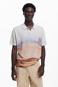 Desigual Polo - BROWN