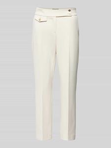 SEDUCTIVE Slim fit stoffen broek met persplooien, model 'INEZ'