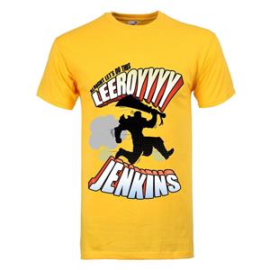 Grindstore Heren Oké, laat dit Leeroy Jenkins T-shirt doen