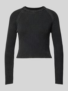 Vero Moda Regular fit gebreide pullover met verwassen look, model 'REAL'