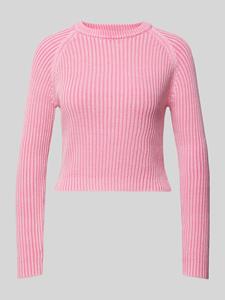 Vero Moda Regular fit gebreide pullover met verwassen look, model 'REAL'