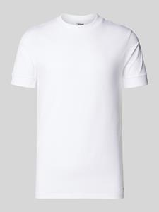 Drykorn T-shirt met ribboorden, model 'ANTON'