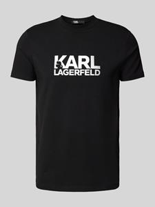 Karl Lagerfeld T-shirt met labelprint