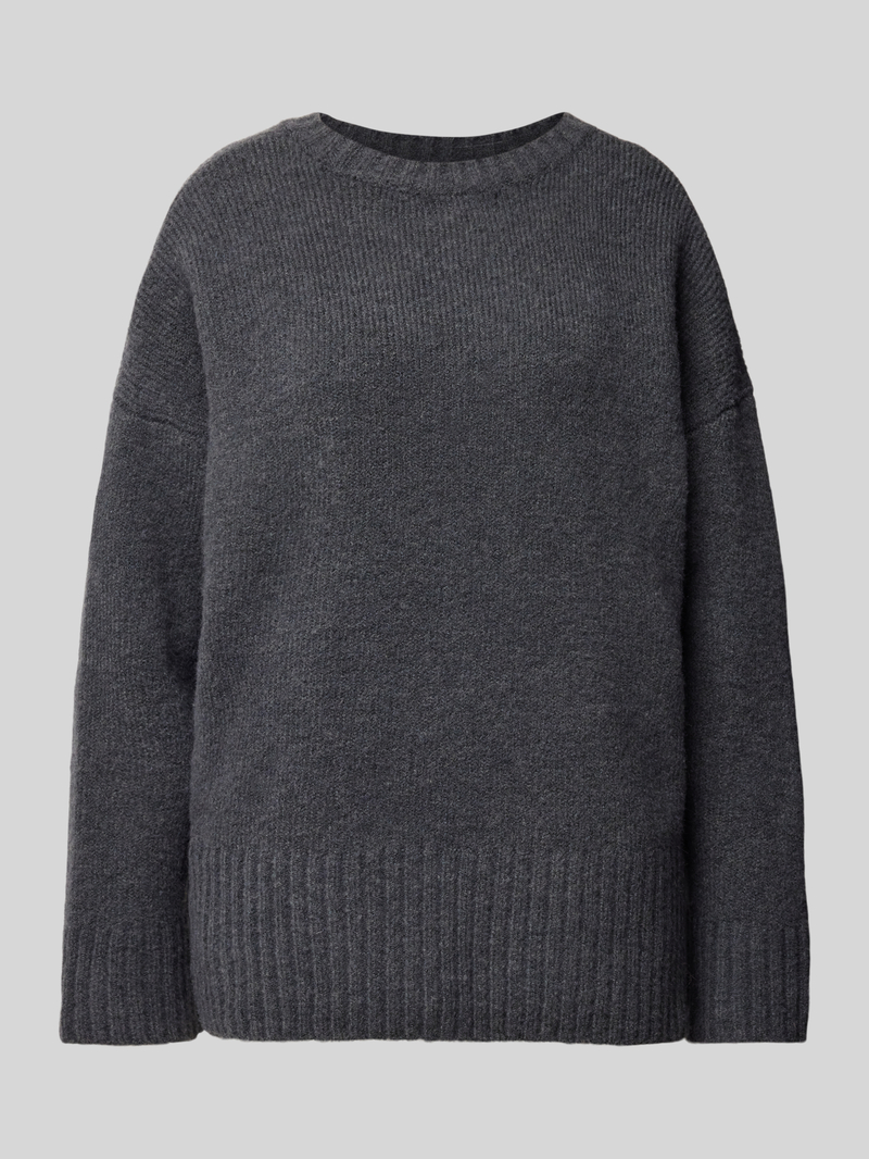 Pieces Pullover met lange mouwen en zijsplitten, model 'NANCY'