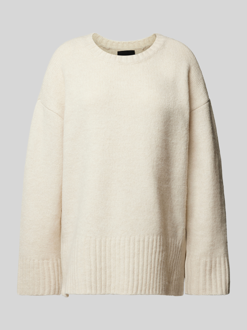 Pieces Pullover met lange mouwen en zijsplitten, model 'NANCY'