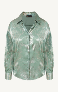 The Musthaves Gouden Detailed Blouse Mint