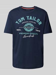 Tom Tailor T-shirt met labelprint