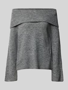 Vero Moda Regular fit gebreide pullover met off shoulder-mouwen en brede omslag, model 'ERA'