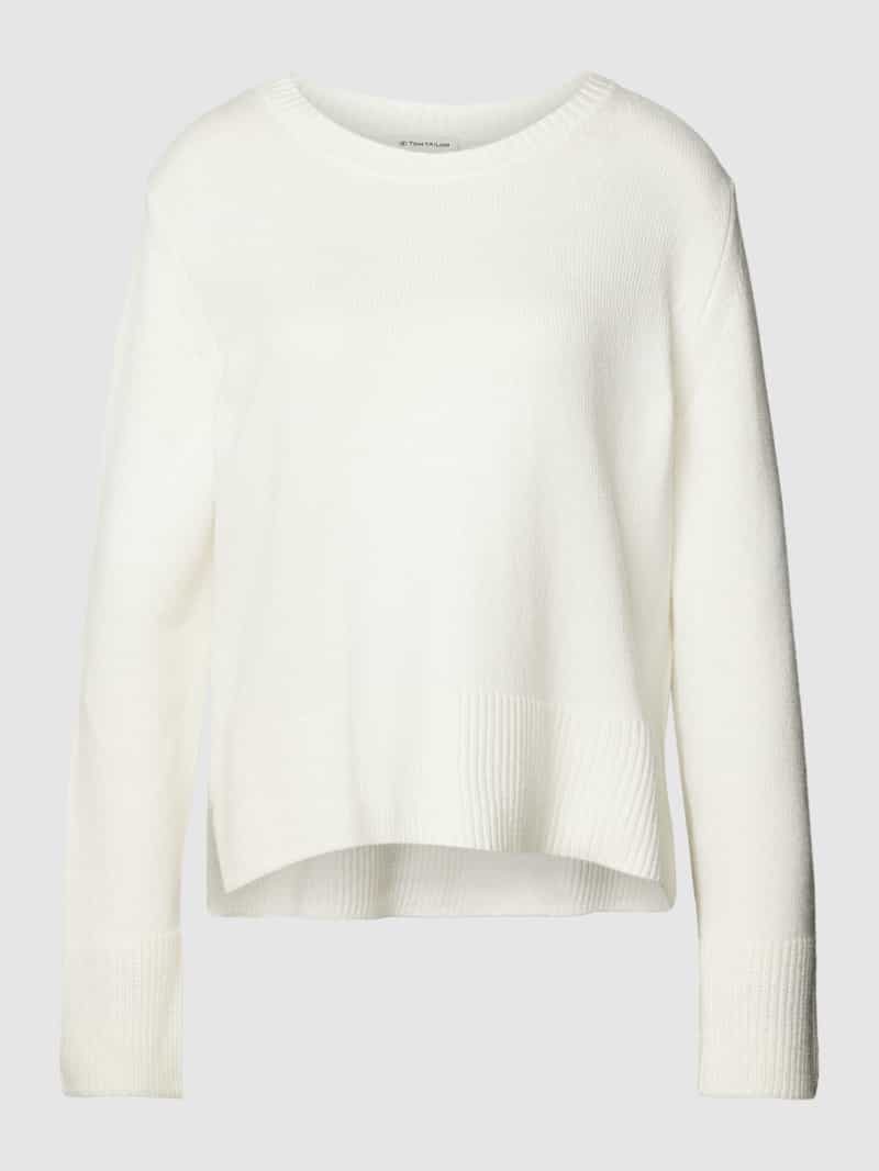 Tom Tailor Gebreide pullover met ronde hals