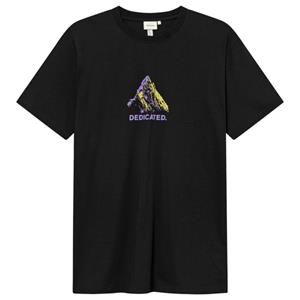 Dedicated  T-Shirt Stockholm Logo Peak - T-shirt, zwart