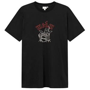 Dedicated  T-Shirt Stockholm Meow - T-shirt, zwart