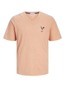 Jack & Jones Jorpalm emb tee ss v-neck dut dessin