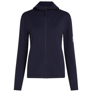 Icebreaker  Women's 360 Realfleece Elem L/S Zip Hoodie - Merinohoodie, blauw