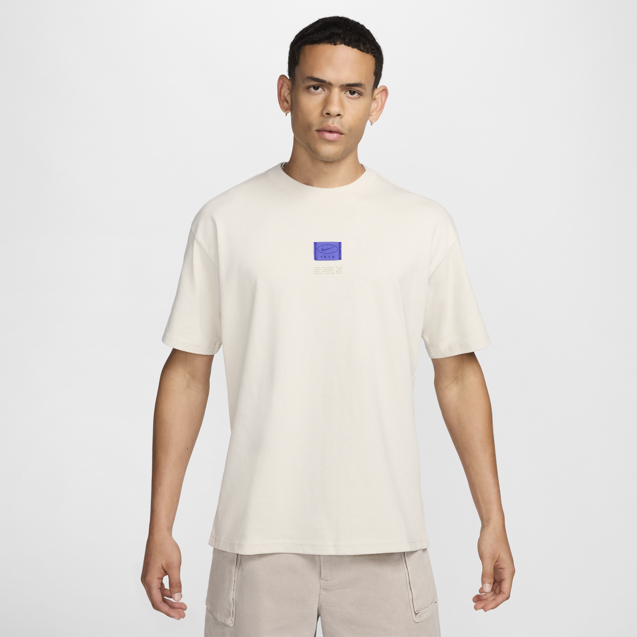 Nike Max90 Patch T-Shirt, Ecru