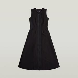 G-Star RAW Corset Flare Jurk - Zwart - Dames