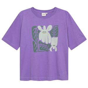 Dedicated  Women's T-Shirt Vadstena Winter Blossoms - T-shirt, purper