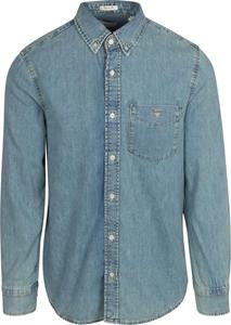 Gant Denim Overhemd Lichtblauw