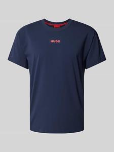 HUGO T-shirt met labelprint