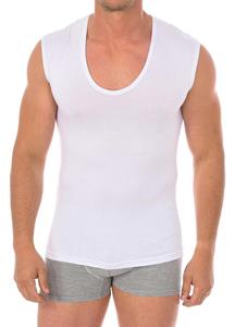 BlackPrice Camiseta Interior Bamboo sin mangas y cuello redondo 601 hombre