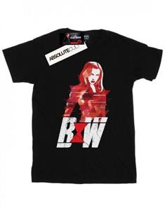 Marvel Heren Black Widow Movie Logo Artwork T-shirt