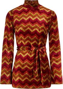 King Louie Heloisa tunic top penny carbernet red