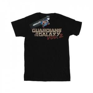 Marvel Heren Guardians of the Galaxy Retro Logo T-shirt