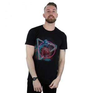 Marvel Heren Guardians of the Galaxy Neon Nebula T-shirt