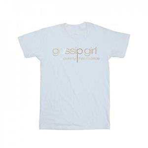 Pertemba FR - Apparel Gossip Girl heren gouden logo T-shirt