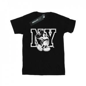 Disney Heren Mickey Mouse NY Kicking T-shirt