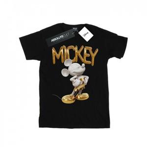 Disney Heren Mickey Mouse gouden standbeeld T-shirt