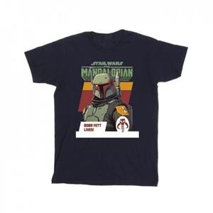 Star Wars heren het Mandalorian Boba Fett Lives T-shirt