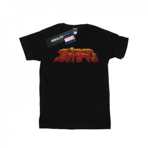 Marvel Spider-Man Japans logo-T-shirt voor heren