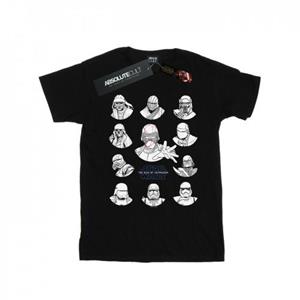 Star Wars: The Rise of Skywalker Heren First Order Character Line Up Mono T-shirt