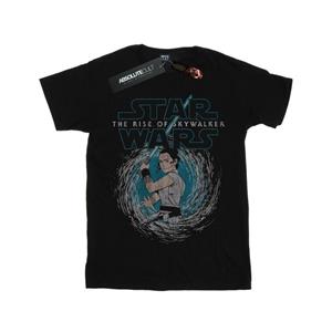 Star Wars Mens The Rise Of Skywalker Rey Whirl T-Shirt