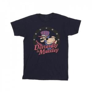 Wacky Races Dastardly en Mutley Circle T-shirt voor heren