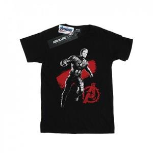 Marvel Heren Avengers Endgame Mono Captain America T-shirt