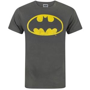 Batman Heren Distressed Logo T-shirt