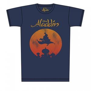 Aladdin Mens Magic Carpet Distressed Print T-Shirt